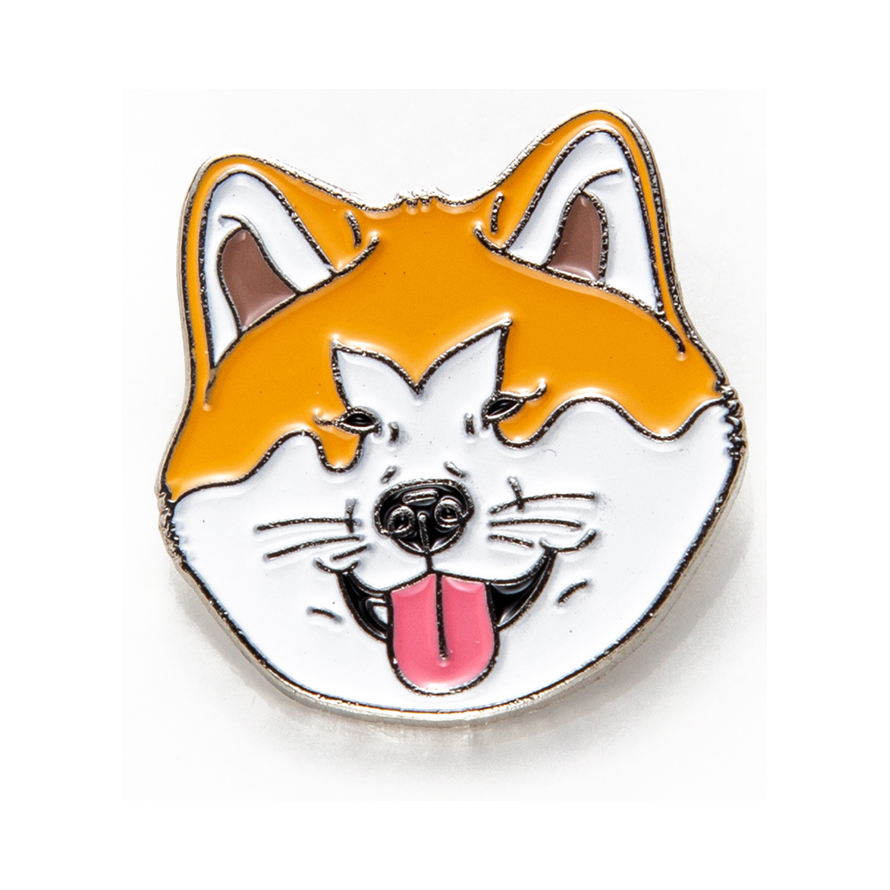 1094693 Значок эмалированный №19 Акита-ину Santreyd 