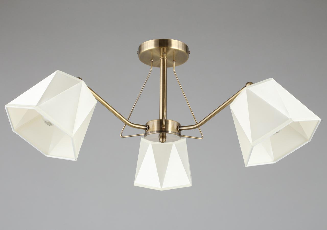 Потолочная люстра Omnilux Rapallo OML-65007-03 OMNILUX RAPALLO 328879 Белый;бронза  - Вид №3