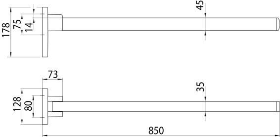 Emco Bad Складная ручка для ванной Loft sun-id-1403688 - Вид №3
