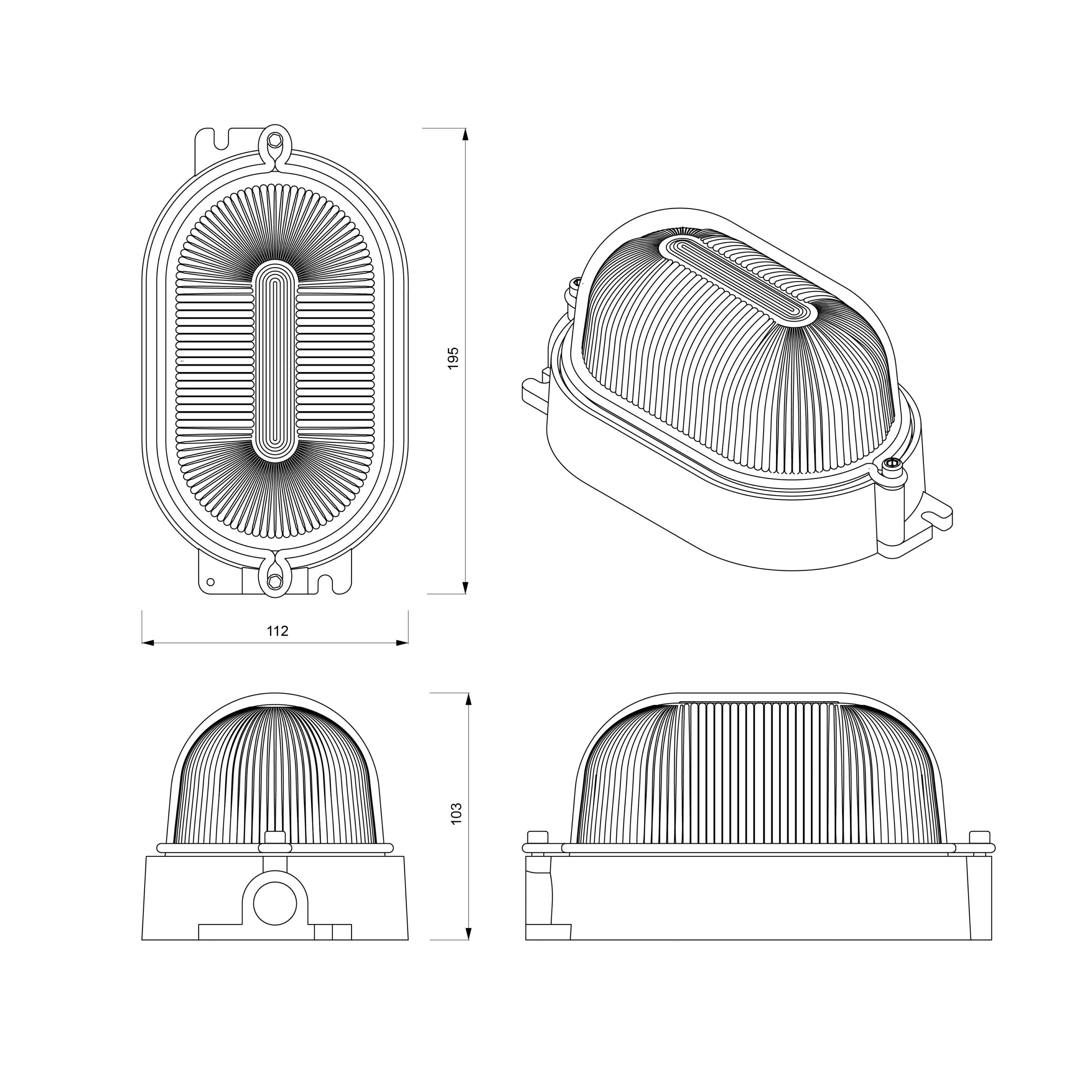 Окрашенные алюминиевые бра Genuit Corten ARCH-00112399 - Вид №6