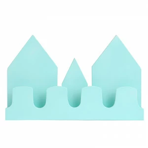 Вешалка-полка Verona в виде домика мятная VAMVIGVAM  282114 Голубой