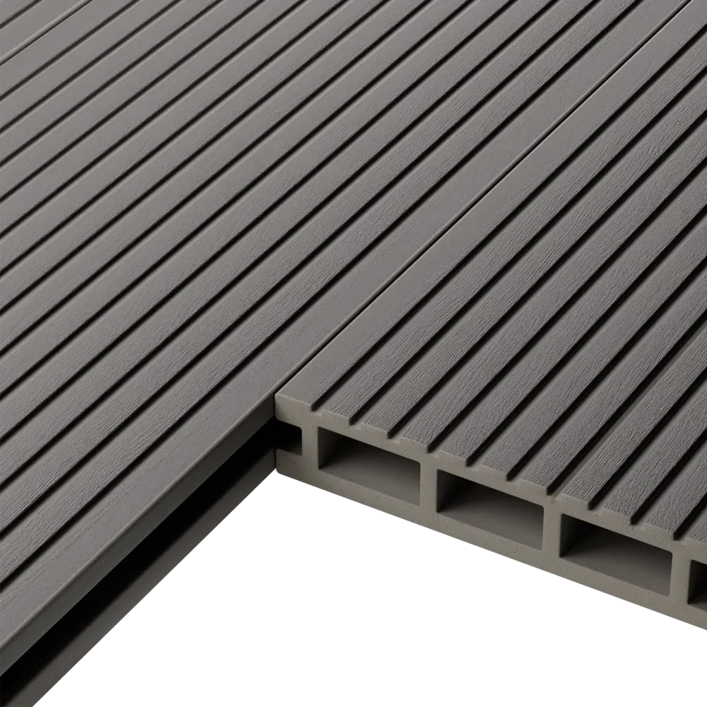 Santreyd Decking Smart - террасная доска ДПК серого цвета с 3D-текстурой дерева 89365687 STLM-1330626 - Вид №5