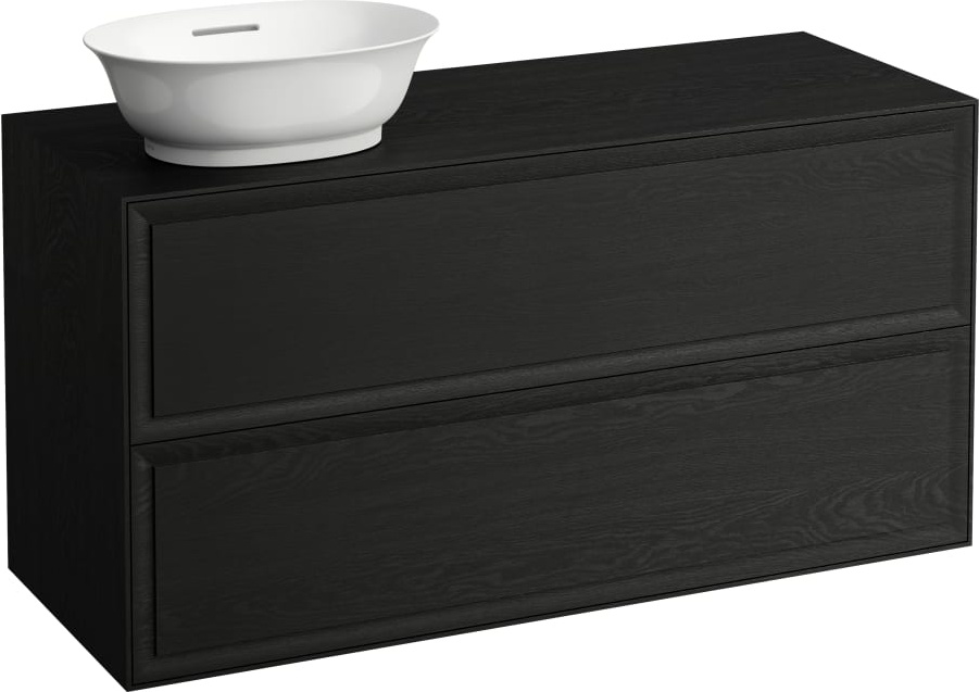 H4060830851701 Шкафчик 1200, 2 ящика, с отверстием слева, совместим с раковиной-чашей 812850, 812851, 812852, 812853 LAUFEN PRO - Вид №2