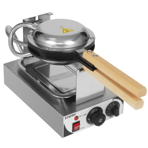 9926579 Вафельница Viatto VAEM серебристый