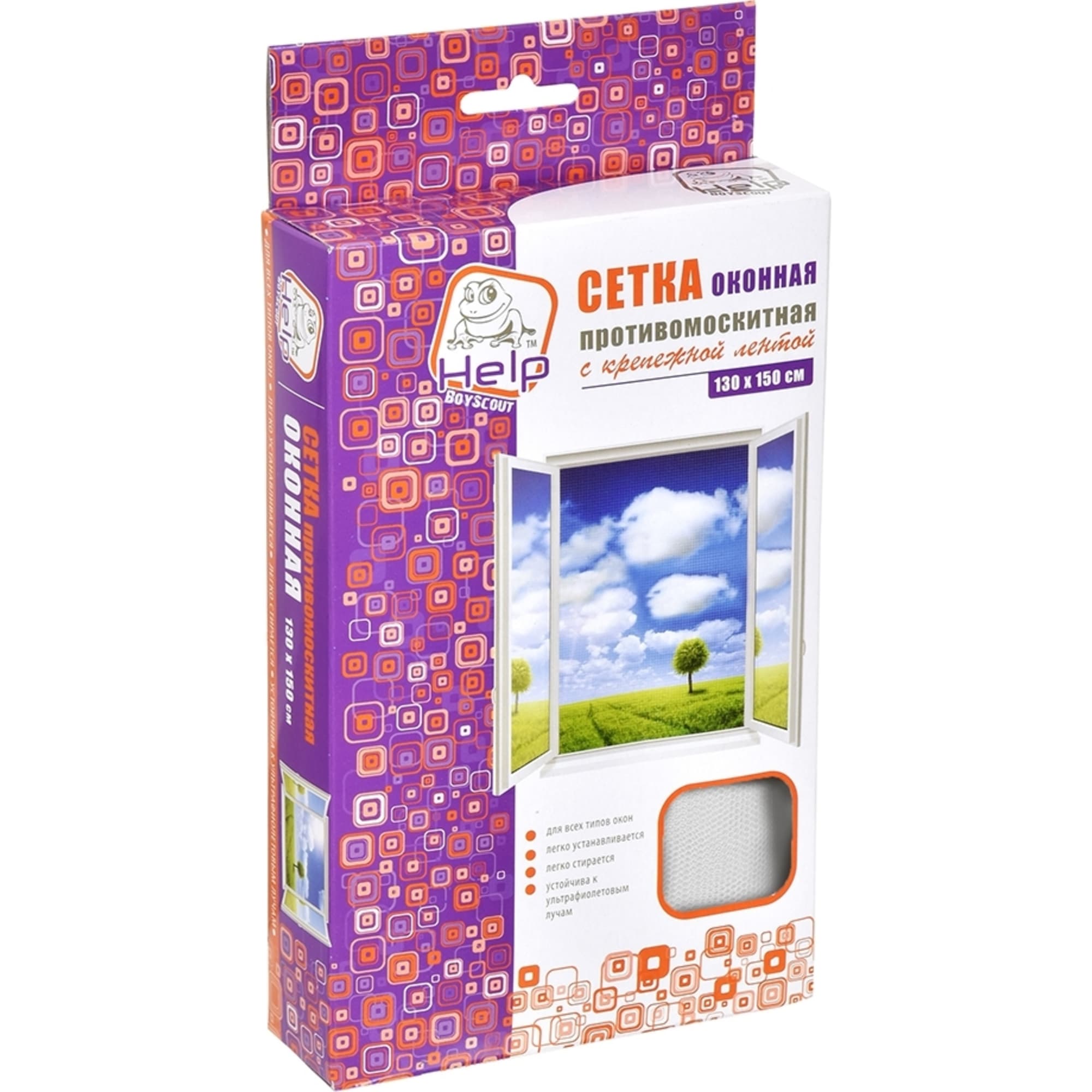 82646972 Москитная сетка 130x150 см, цвет белый Santreyd 