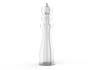 Напольная вешалка из оргстекла