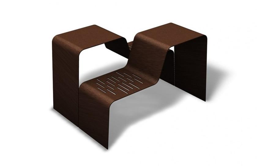 Euroform W Скамейка из металла  4520m, 4525m  - Вид №1