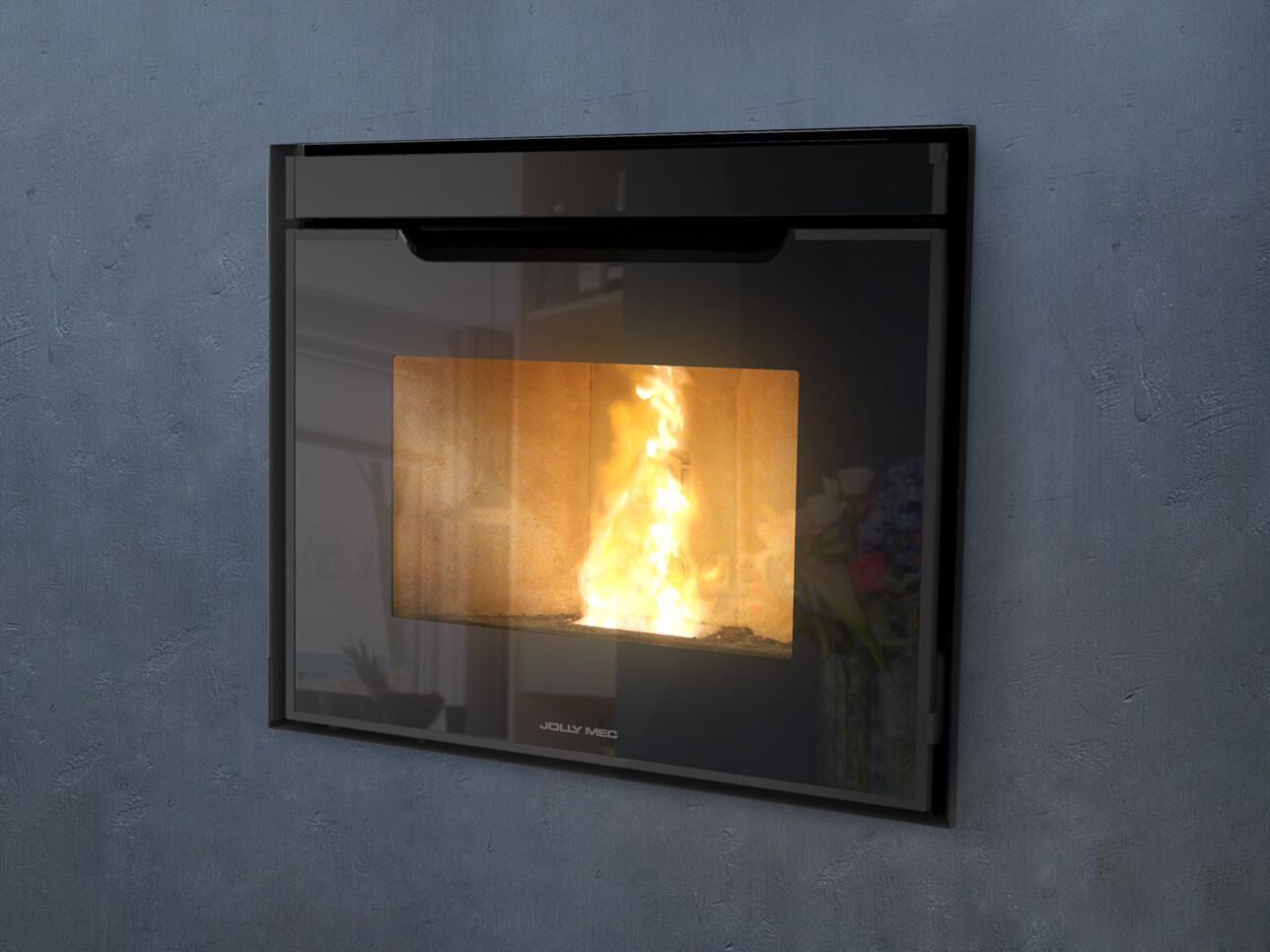 Вставка для камина на пеллетах класса A+ Jolly Mec воздушные системы ARCH-00079849