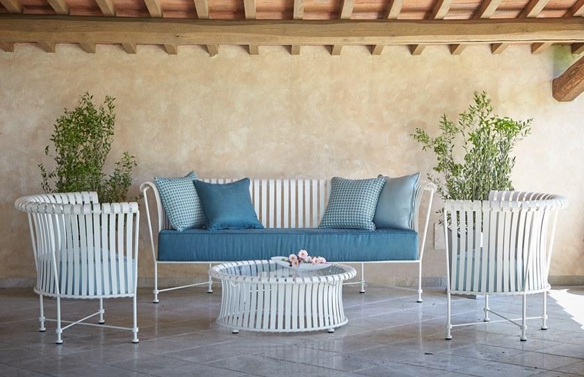 OFFICINACIANI Садовое кресло из кованого железа с подлокотниками Molle Gf4001ar  - Вид №5