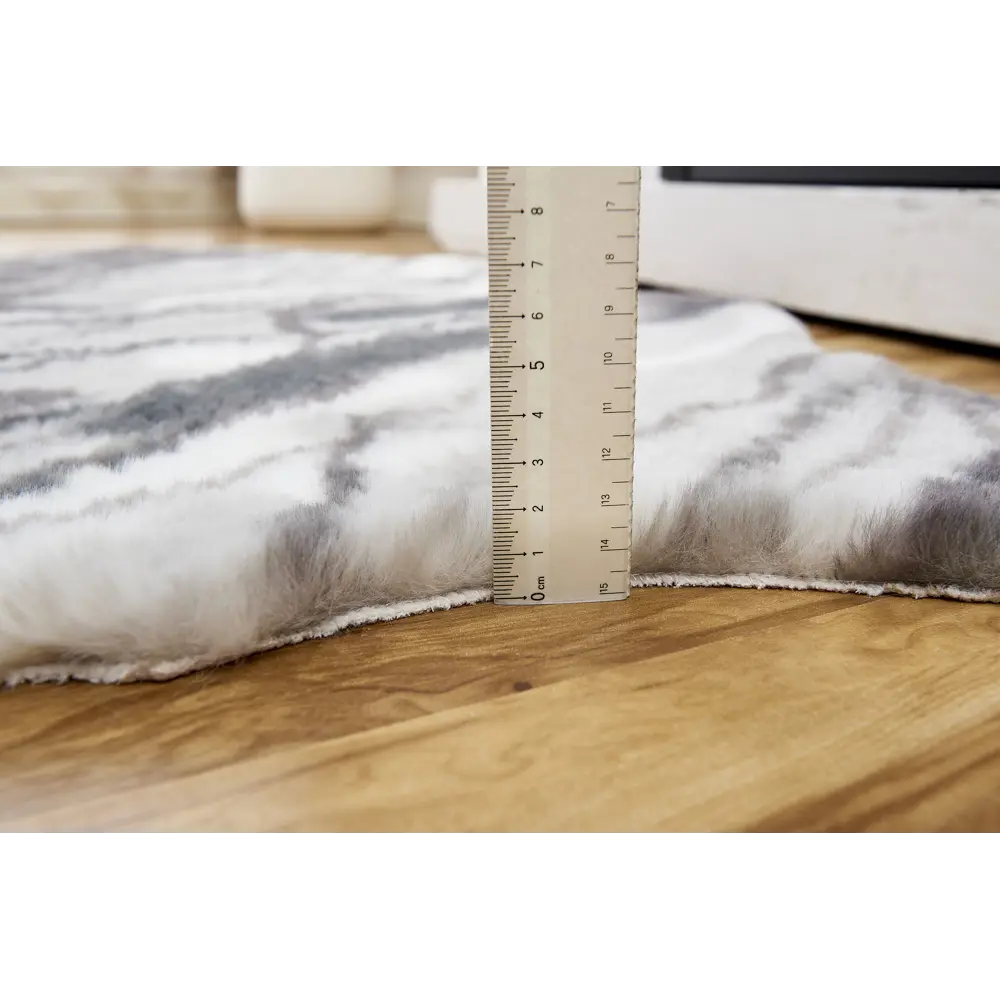 Ковер-шкура Wild 05 60x90 см полиэстер цвет серебристый 89369400 STLM-2081480 Santreyd  - Вид №4