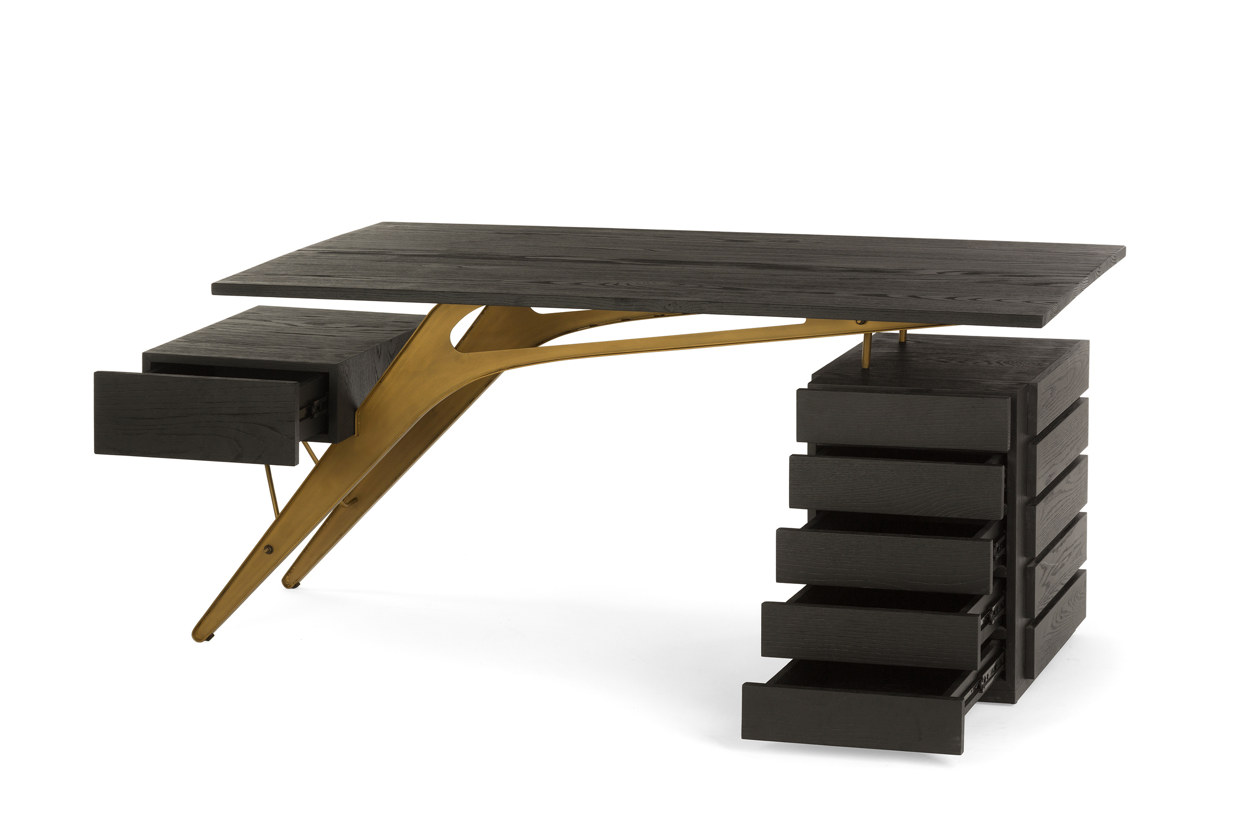 2000983150998 Рабочий стол Bullard Black LA FORMA Amsterdam - Вид №1