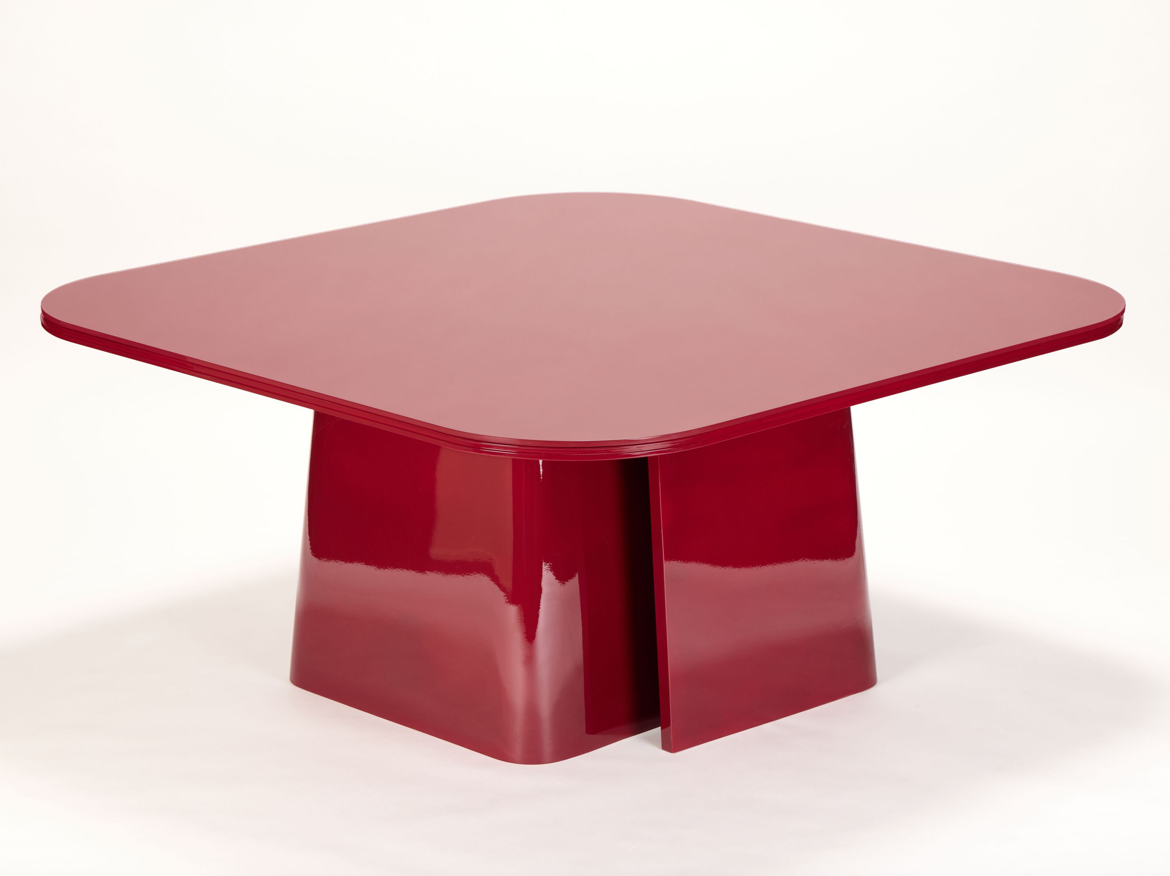 Лакированный деревянный квадратный стол REDA AMALOU DESIGN Limited Edition ARCH-00117561 - Вид №1