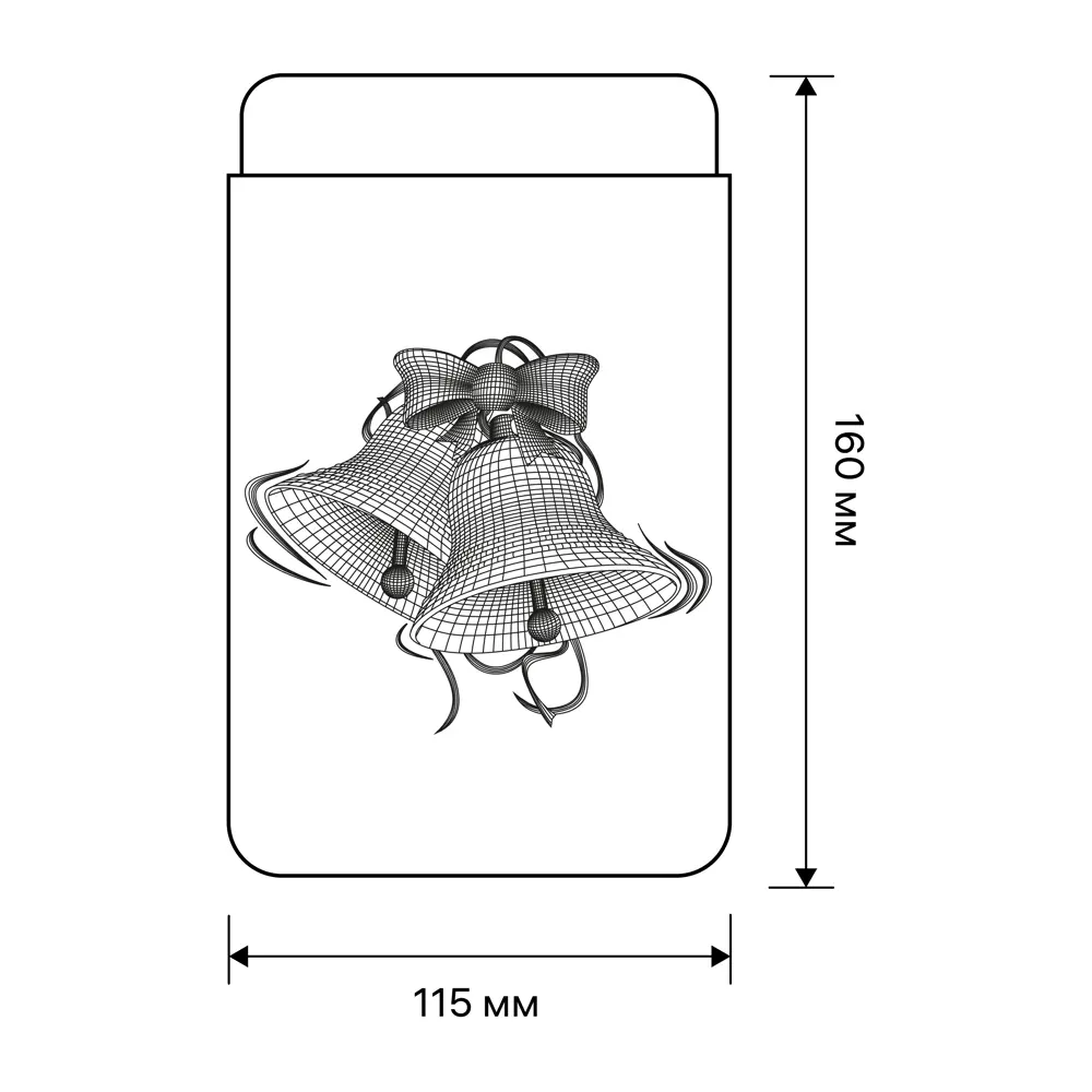 Светильник светодиодный Ritter The Bell 3D 29291 3 на батарейках STLM-2095099 - Вид №13