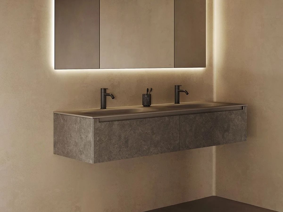 Двойной подвесной шкаф для умывальника MDi со встроенной раковиной Inbani слой ARCH-00129873 - Вид №9