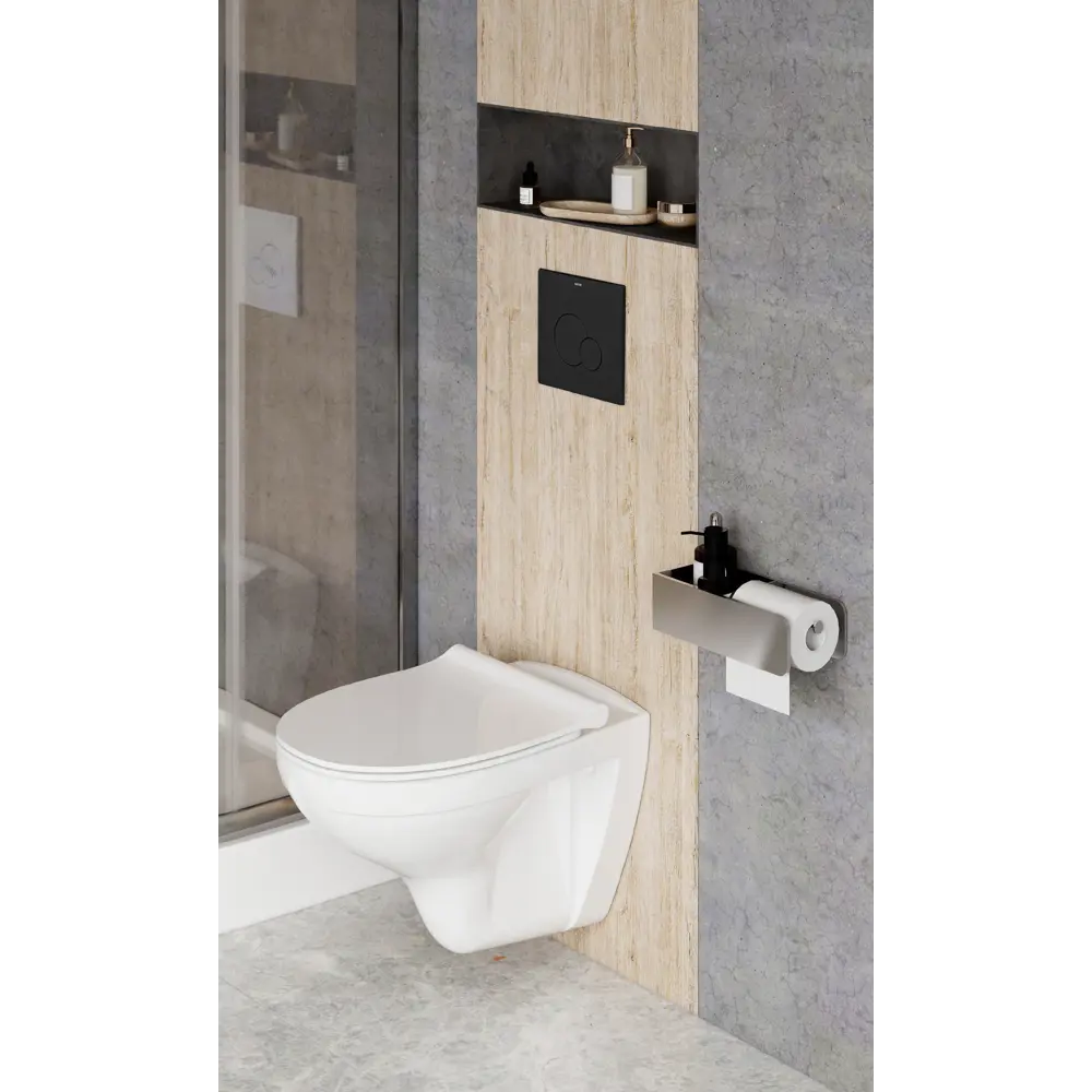 Комплект подвесного унитаза Santek Нортон с инсталляцией и микролифтом 89426694 STLM-1572079 - Вид №12