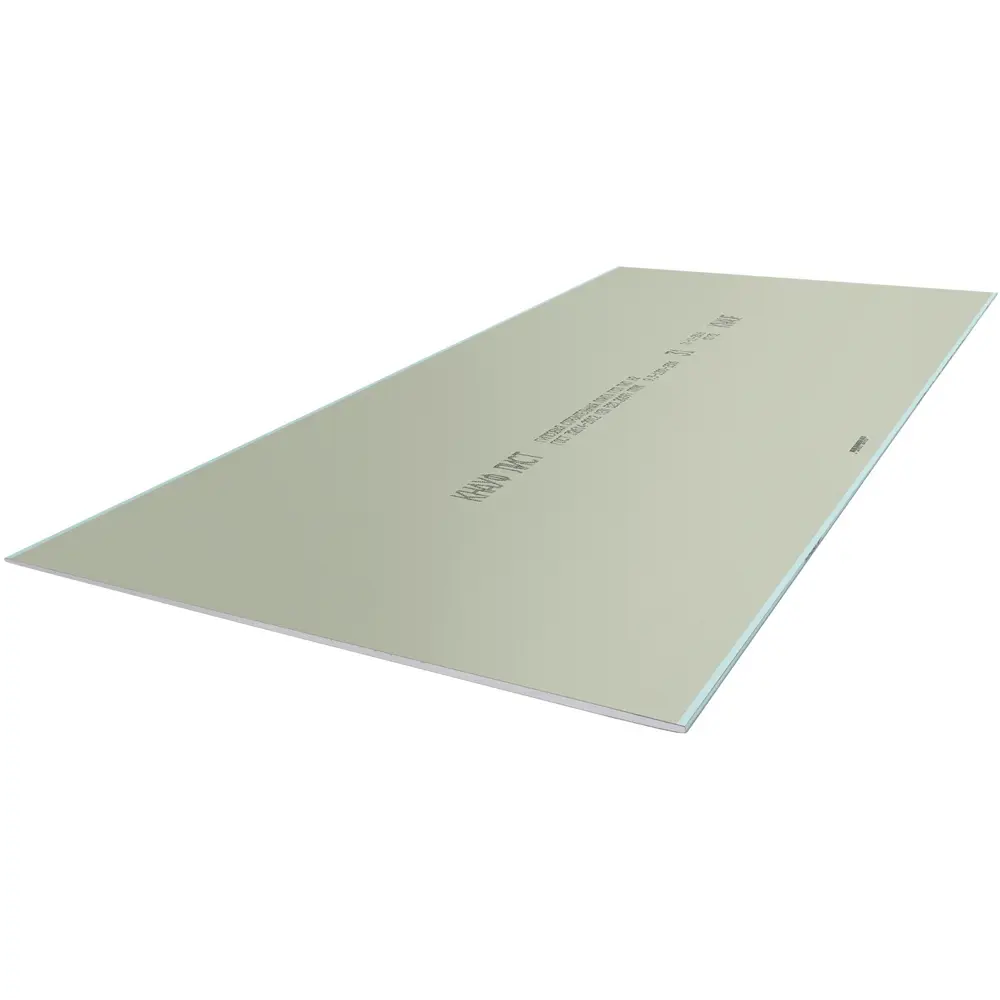 Влагостойкий гипсокартон Knauf для перегородок и потолков 2500x1200 мм 10072630 STLM-0000167 - Вид №1