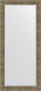 BY 3593 Зеркало с фацетом в багетной раме - виньетка античная латунь 85 mm EVOFORM Exclusive