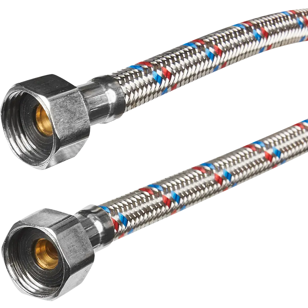 Гибкая подводка для воды Интерскол 1/2" гайка - гайка 50 см 84440071 STLM-2208040  - Вид №1