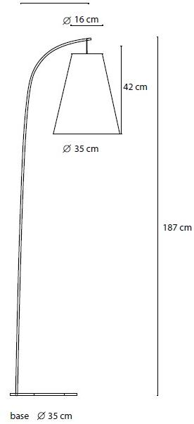 Egoitaliano Торшер из ткани sun-id-1480415 - Вид №4