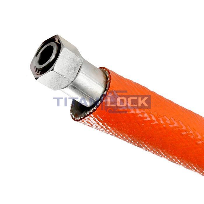 Термозащитный рукав "EQUATOR", внутр.диам. 25 мм, +260 град. (до +1650 град., PYROJACKET), TL025EQ TITAN LOCK  - Вид №2