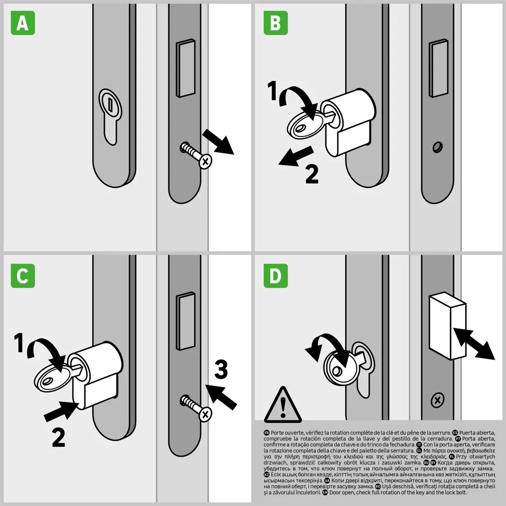 Цилиндр дверной Standers TTBL1-4040 с антивандальной защитой 82625300 STLM-0032182 - Вид №5