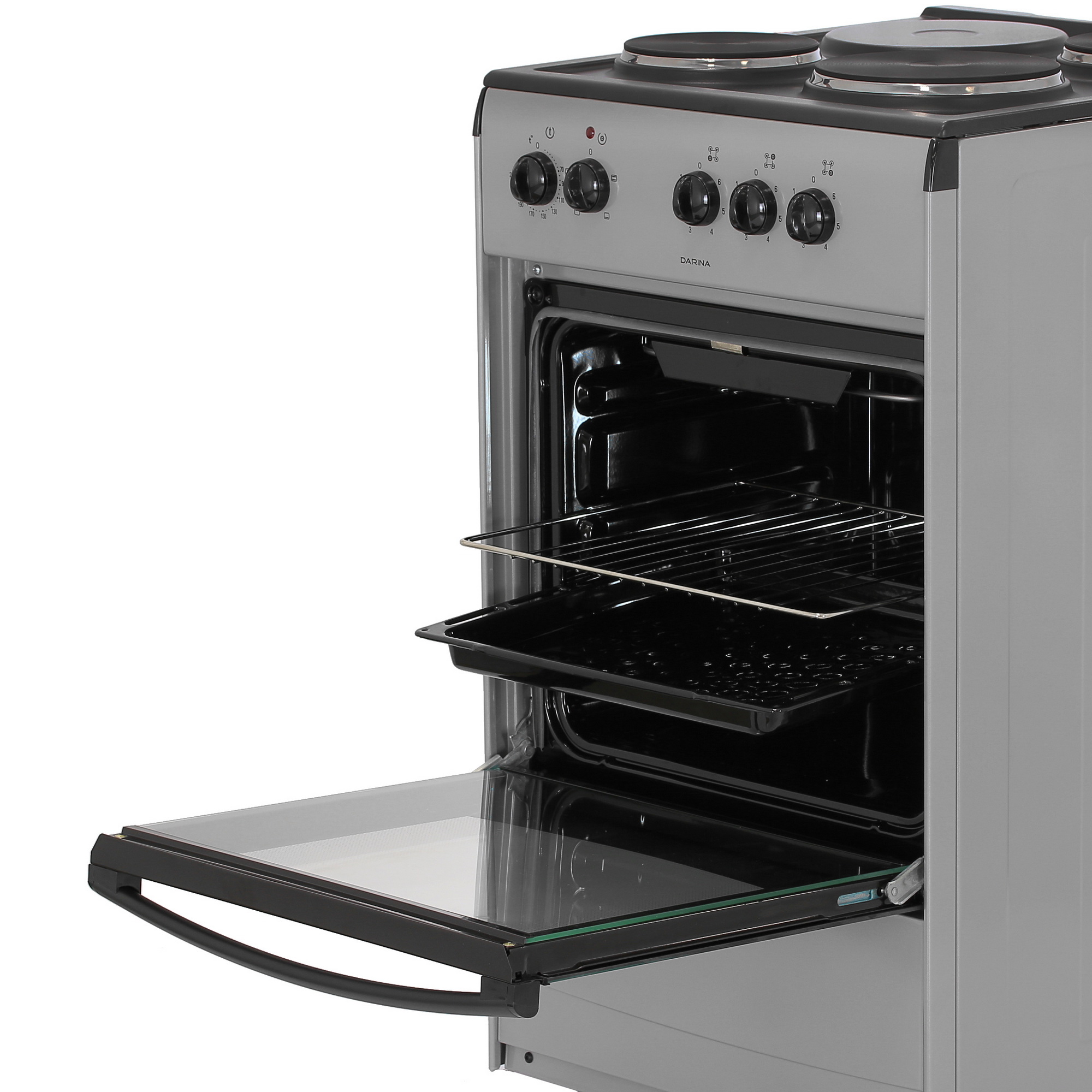 9934917 Электрическая плита DARINA E 33404 S серебристый STDN-0075322 - Вид №5