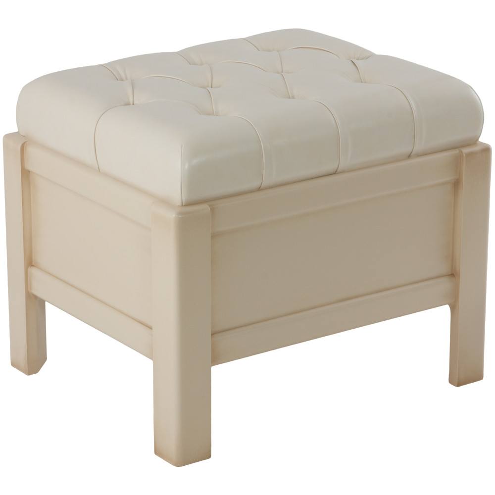 11099 Банкетка Лотос 4 Айвори Молочный BOGACHO 4627138157619 - Вид №3