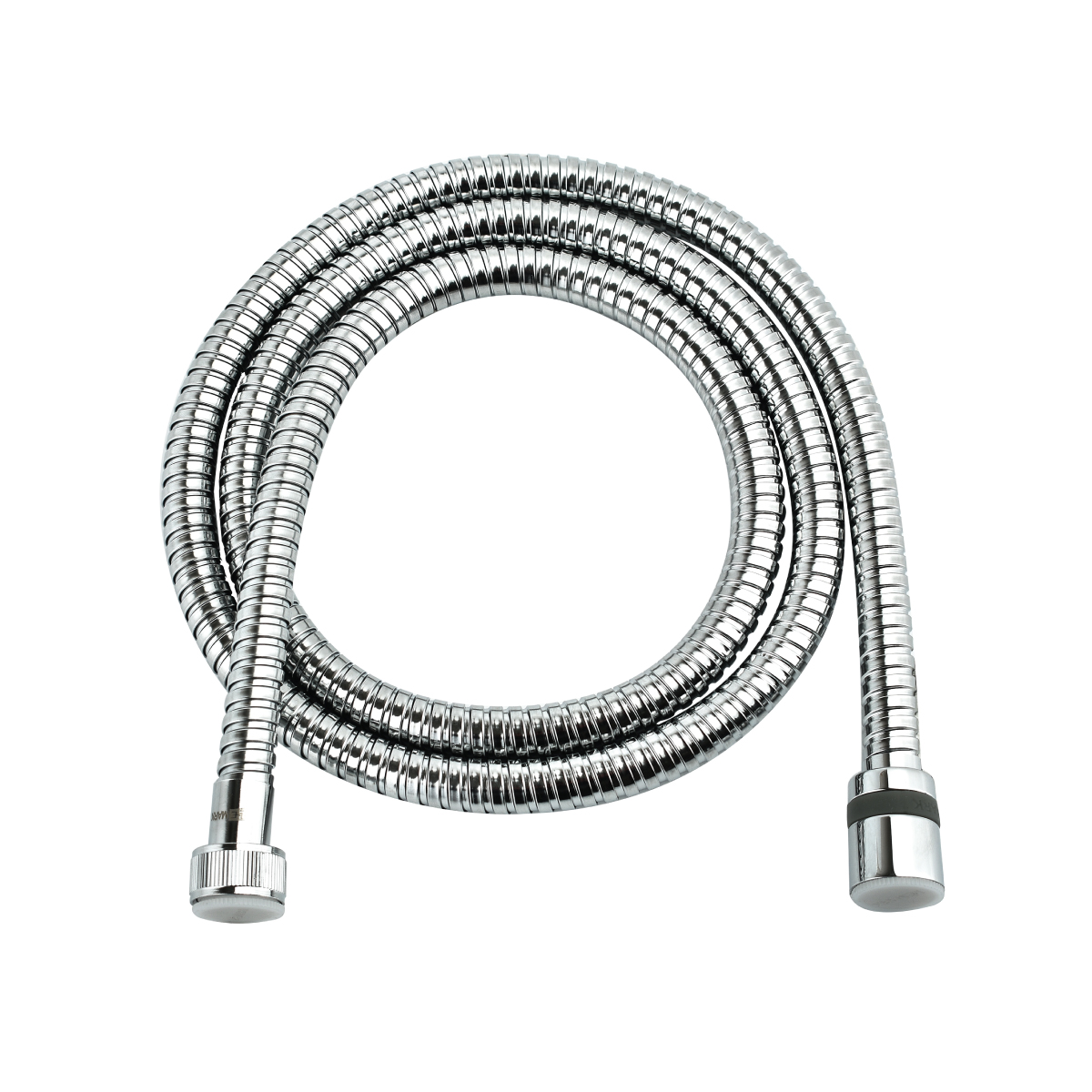 LE8030S Душевой шланг двухзагибный 1,5 м, сталь хромированная, пакет с подвесом LEMARK  - Вид №1