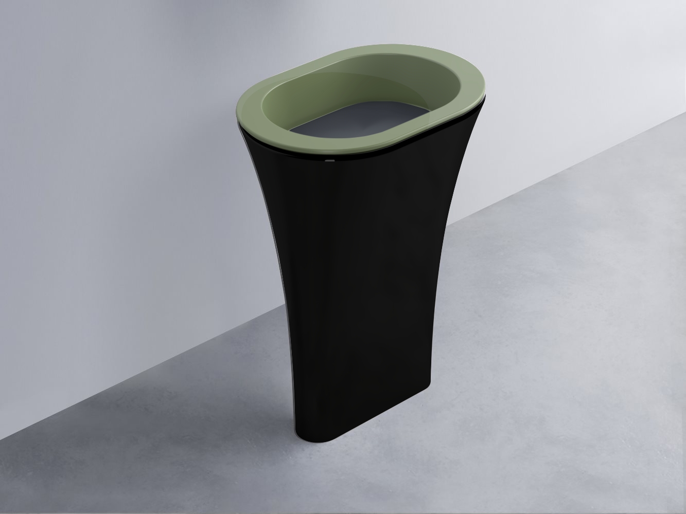 AMLA65-AG+AMPILO-BA+AMCOLO-N Раковина Amedeo Ovale отдельностоящая cielo Enjoy + Amedeo Ceramica Cielo