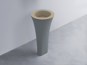 AMLA45-AV+AMPILT-CP+AMCOLT-BR Раковина Amedeo Tondo отдельностоящая cielo Enjoy + Amedeo