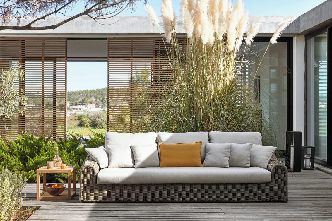 MNST439 Круглый стул шнур 6мм старый серый Manutti River - Вид №3