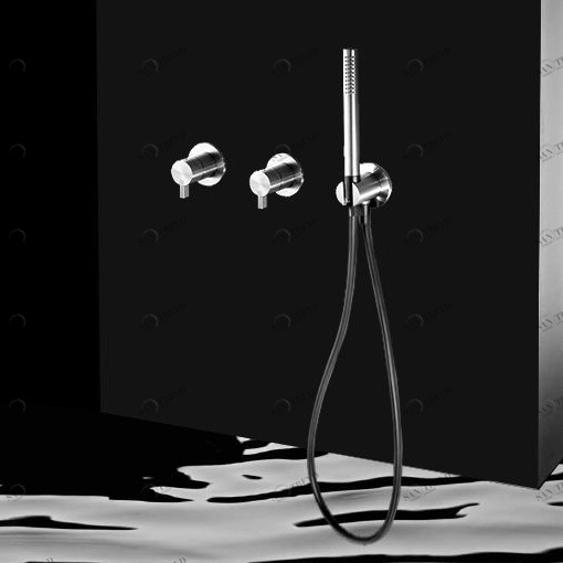 Смеситель настенный для ванны KITTXQV3M_IXS Geda Nextage Toox без излива KITTXQV3MIXS