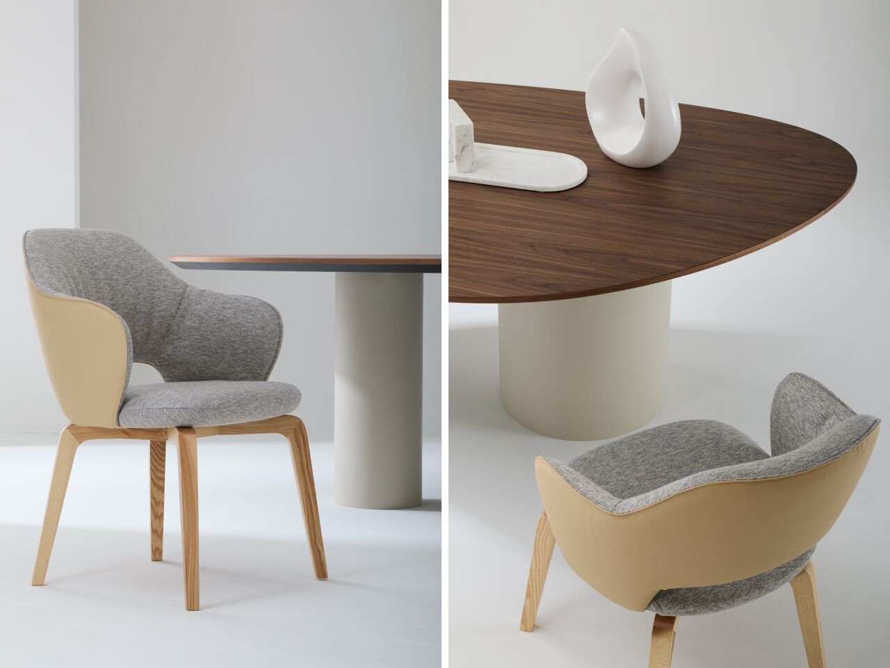 Кожаный стул с подлокотниками Julia Italia Noemi ARCH-00134692 - Вид №4