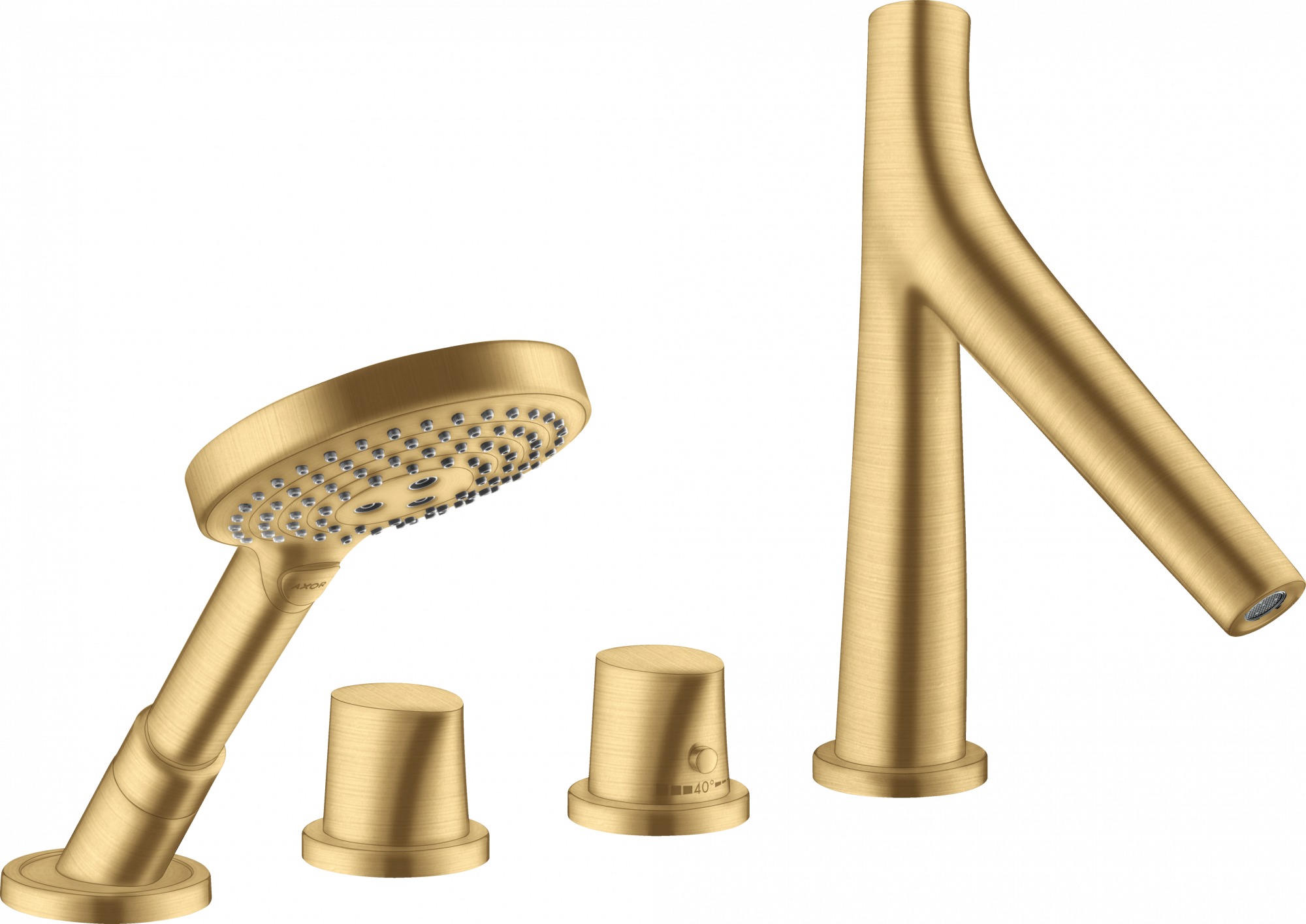 12425250 Термостатический смеситель для ванны на 4 отверстия AXOR STARCK ORGANIC