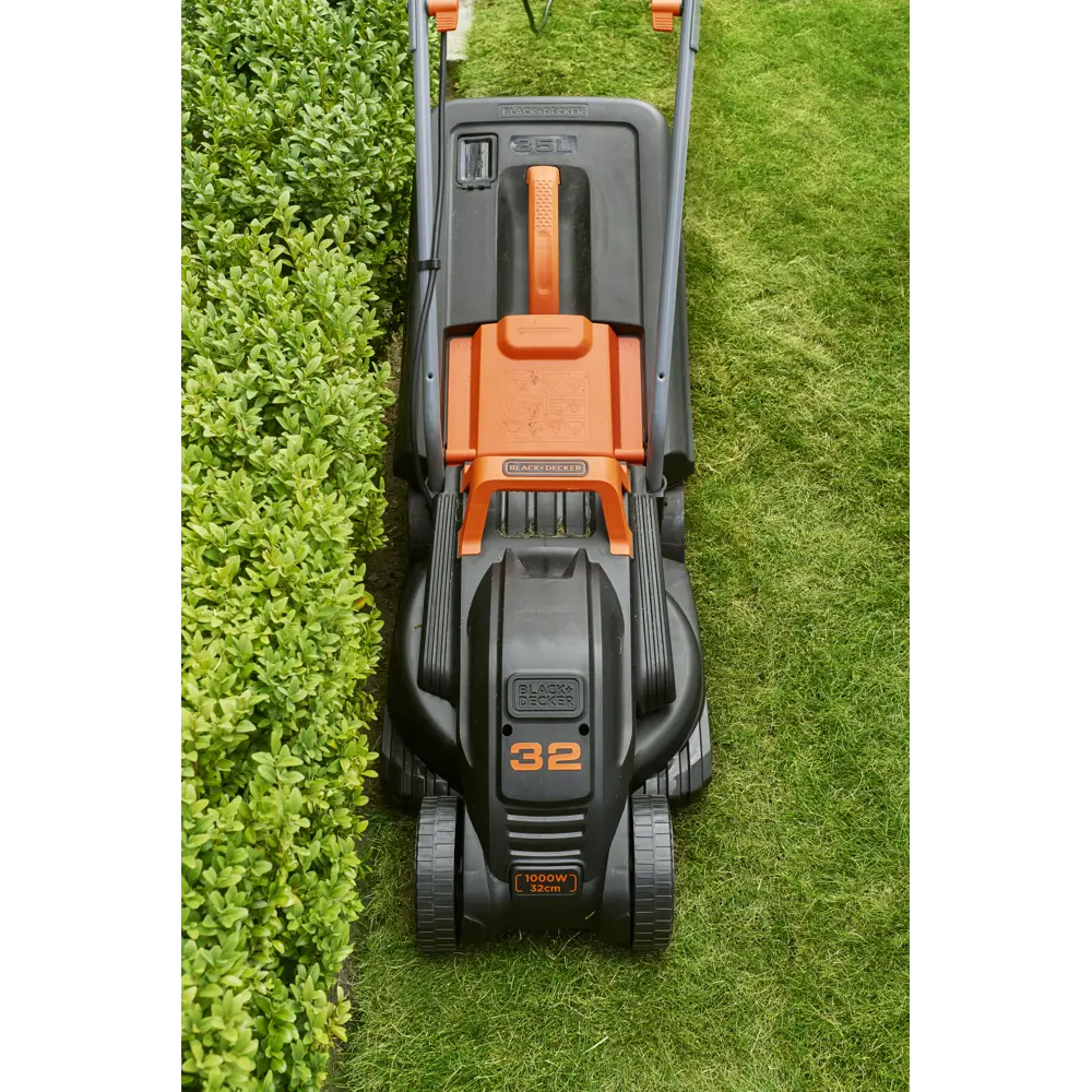 Газонокосилка электрическая Black&Decker BEMW 351, 1000 Вт, 32 см BLACK + DECKER STLM-2043797 - Вид №5