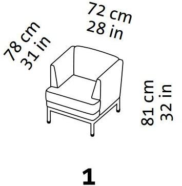 brühl Кресло из ткани с подлокотниками Carousel sun-id-1466282 - Вид №6