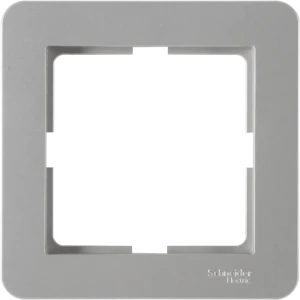 Рамка SYSTEME ELECTRIC W59 Deco для розеток и выключателей в цвете платина 82593329
