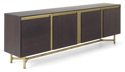 Arte Brotto Комод деревянный с четырьмя распашными дверцами Leonardo L450/4 - Вид №2