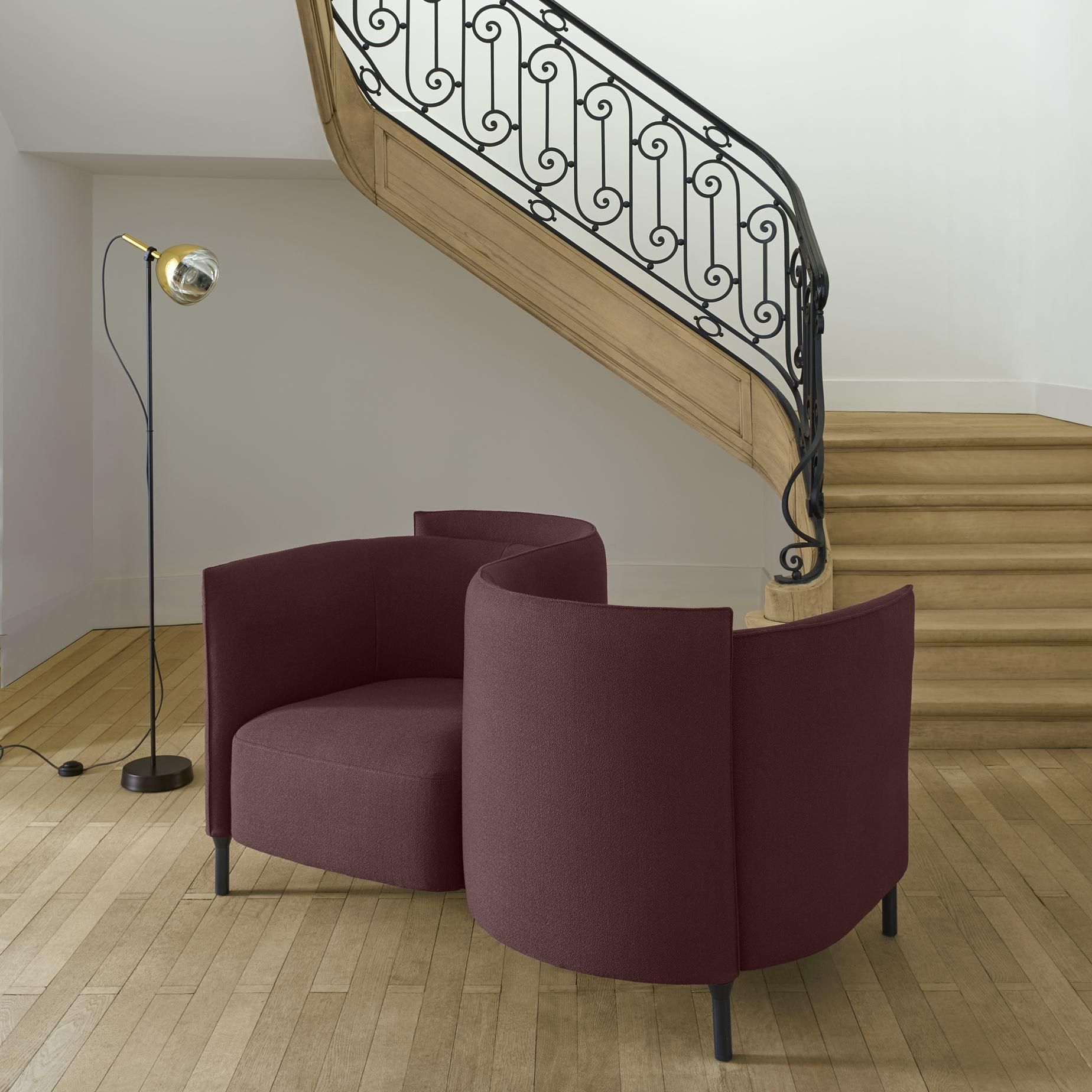 Кресло vis à vis из ткани Ligne Roset Hemicycle ARCH-00034216 - Вид №2