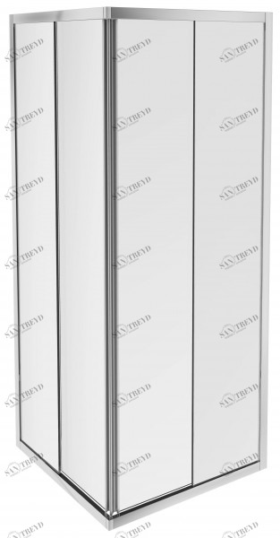 E14A80-GA Угловое душевое ограждение с 2 раздвижными дверями Jacobdelafon SERENITY Santreyd