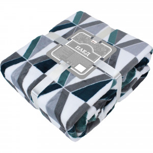 85260777 Плед Khartaphu 200x220 см фланель цвет мультиколор Нет