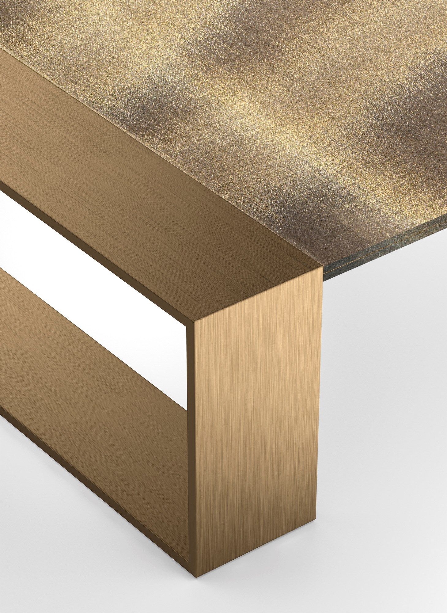 Журнальный столик из стали и хрусталя F.lli Orsenigo Кольцо ARCH-00104132 - Вид №2