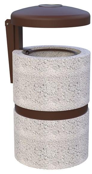 Lazzari Бетонный мусорный бак для наружного применения sun-id-1465206 - Вид №1