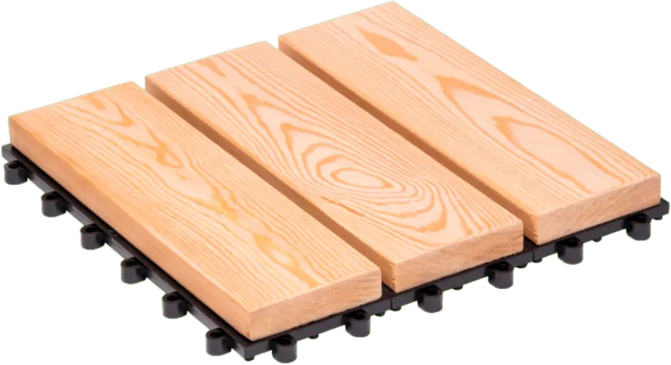 90819753 Садовый паркет Lignum лиственница цвет коричневый 300x300x32 мм 9 шт STLM-0397097