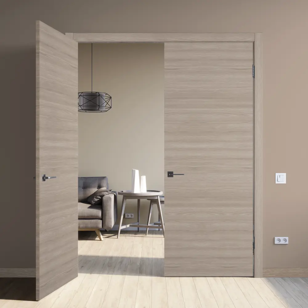 Комплект двери Канзас глухая 90x200 см ПВХ цвет дуб европейский красный без доборов 89430528 STLM-2079359 VFD  - Вид №2