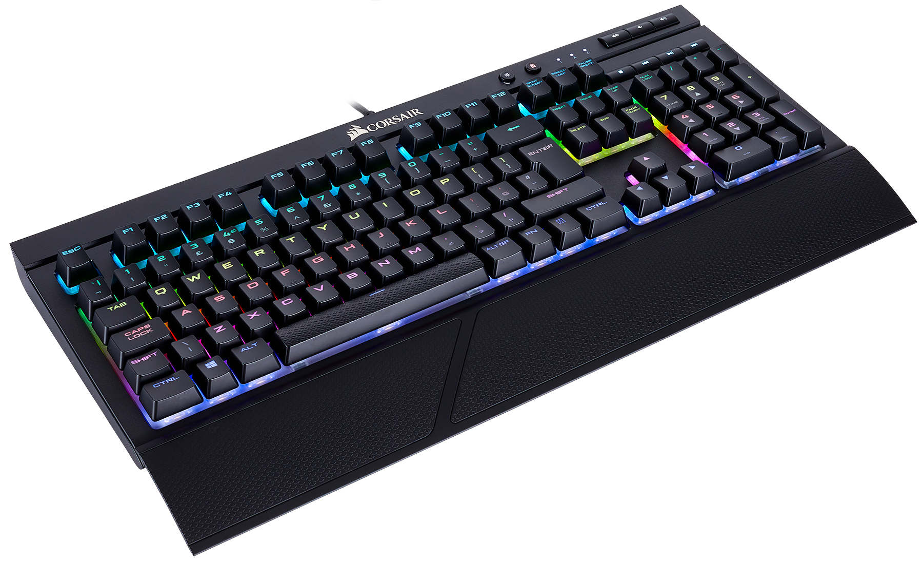 CH-9102010-RU Игровая клавиатура gaming k68 rgb с механическими переключателями клавиш cherry mx red rgb (ru) Corsair Santreyd  - Вид №3