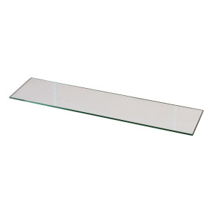 Полка стеклянная прямоугольная , 400x150x6 мм, прозрачный LJPS0316 Public Steel Россия