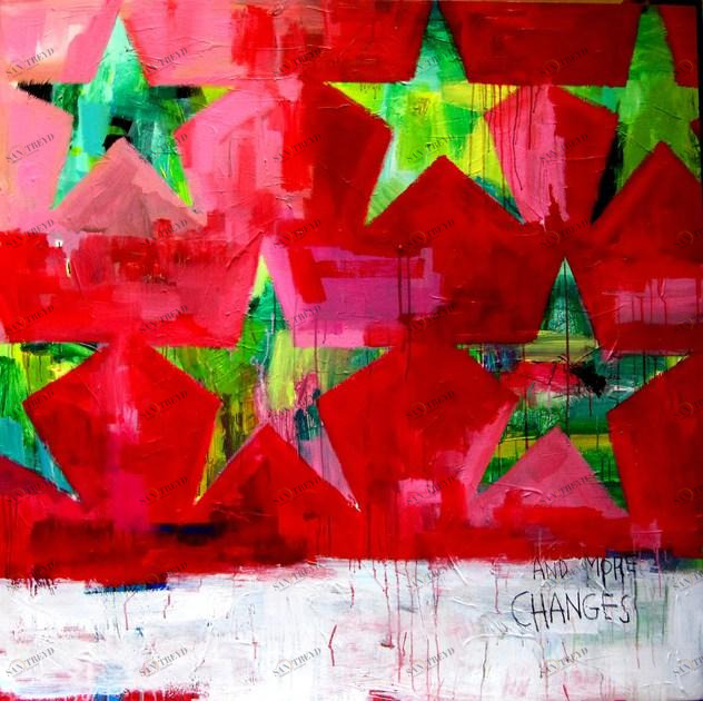 ICI ET LÀ Я акрил твоя ткань The catman Ac150-84