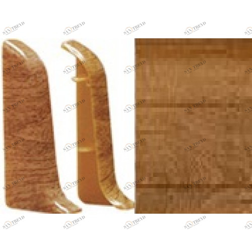 Соединитель для плинтуса 081 тиковое дерево T-PLAST 25410147