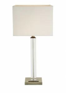 Настольная лампа Branna Crystal Column от RVAstley 5364 RVASTLEY КЛАССИЧЕСКИЕ 061993 Белый;прозрачный